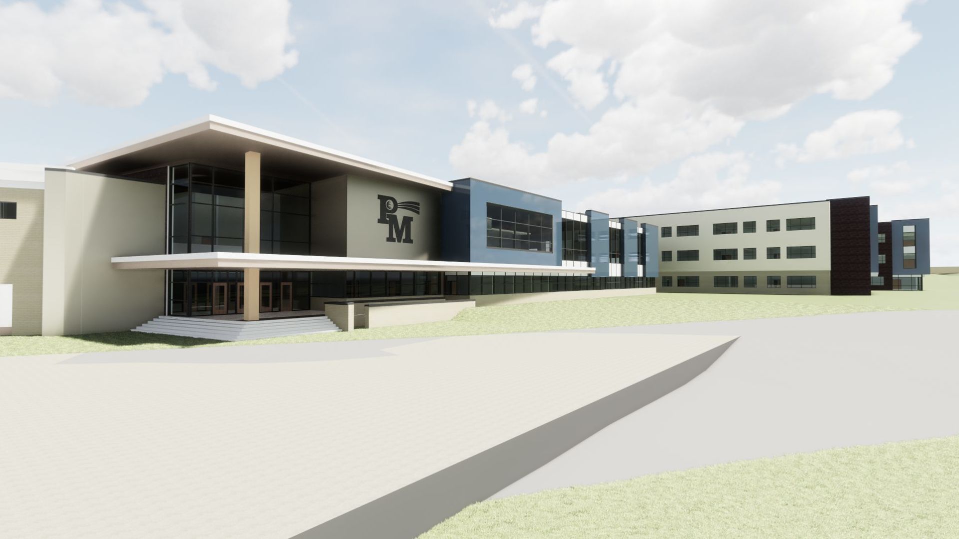 Penn Manor High School rendering